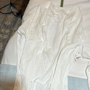 FP Movement Simply Layer Long Sleeve Shirt - S NWT white